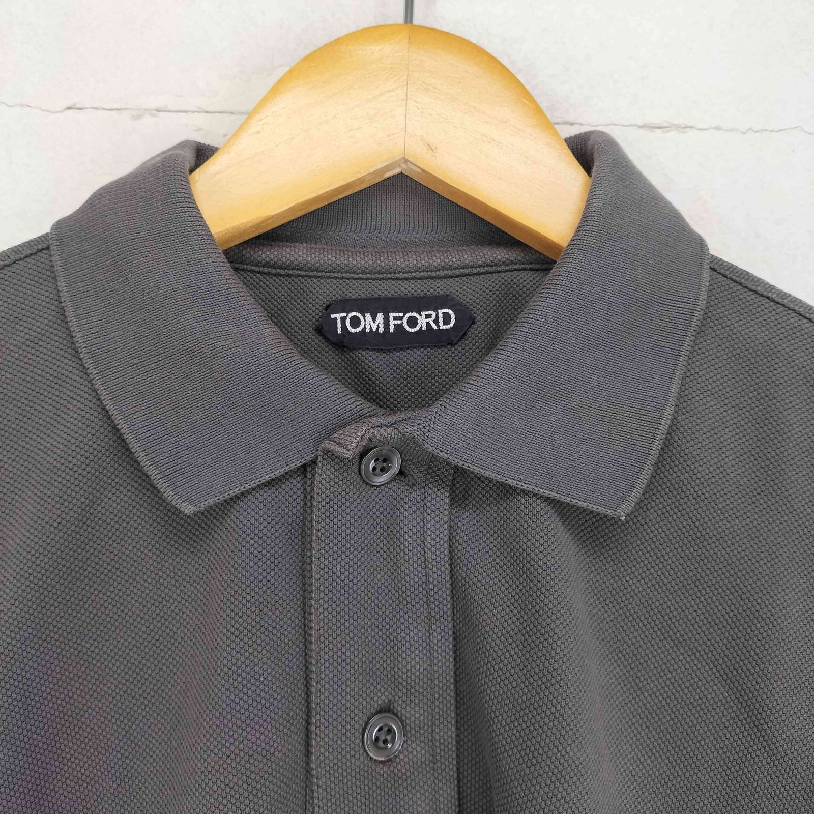 美品☆　トム・フォード　ポロシャツ　鹿の子ポロ トムフォード TOM FORD 鹿の子 S/S ポロシャツ メンズ 50 - メルカリ