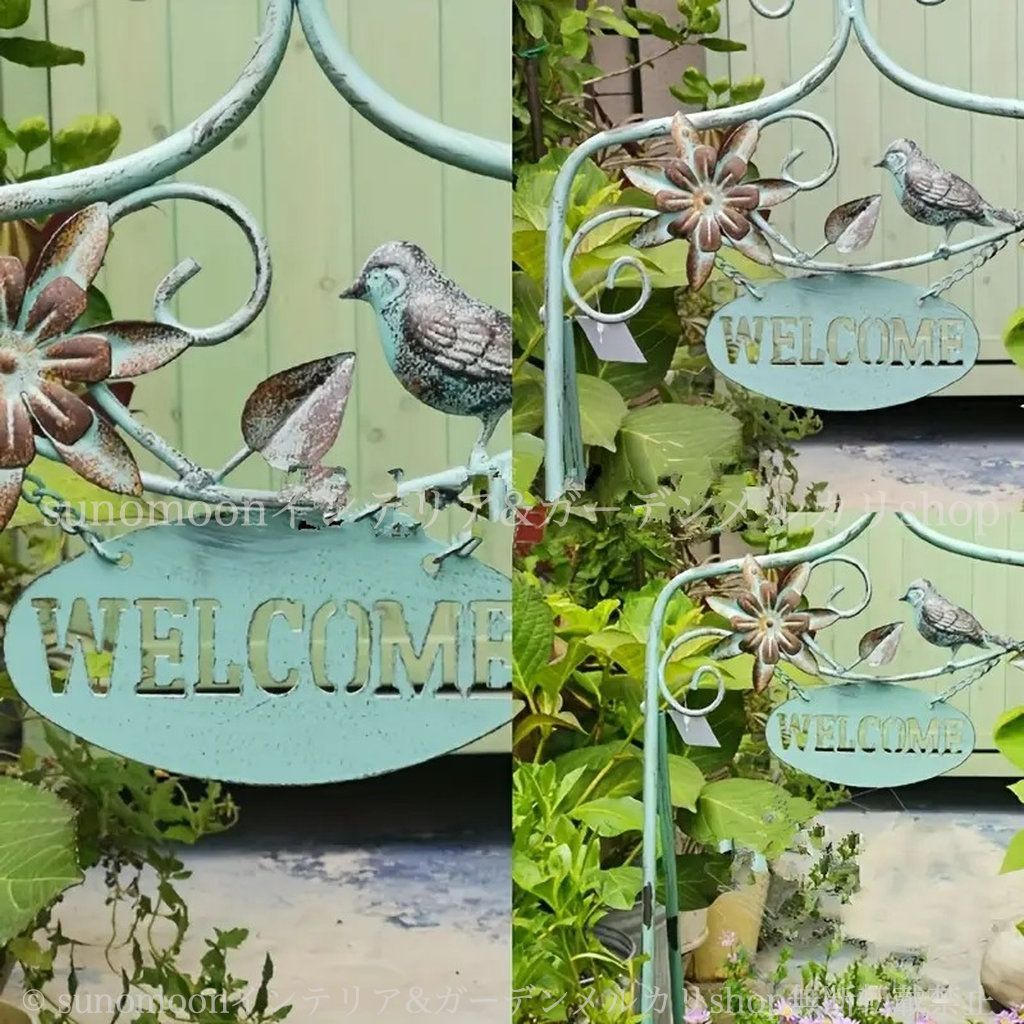 植木鉢 ウェルカムサイン
