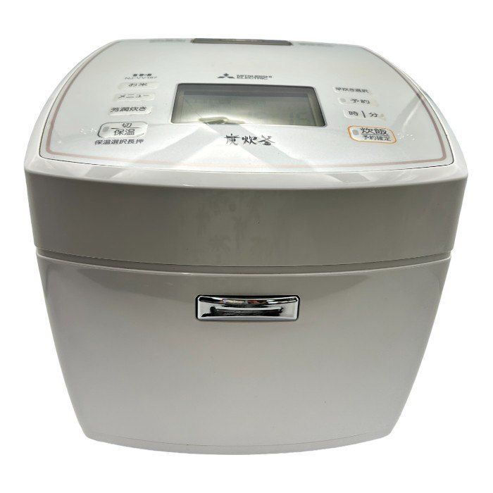 三菱電機 IHジャー炊飯器 備長炭炭炊釜 1升炊き ピュアホワイト NJ  