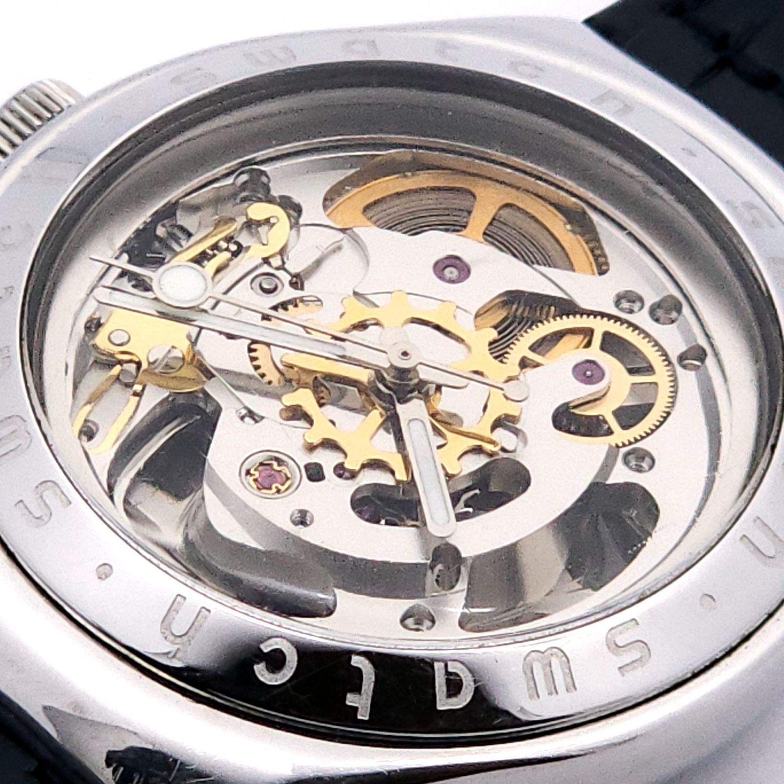Swatch スウォッチ自動巻き時計 両面スケルトン Swatch スウォッチ自動巻き時計 両面スケルトン