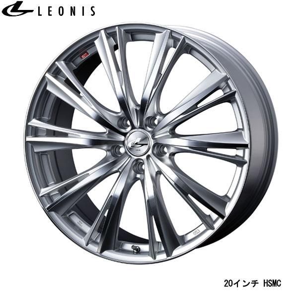 WEDS レオニスWX 17x7.0J+42 5H/114 HSMC/ハイパーシルバー ミラー
