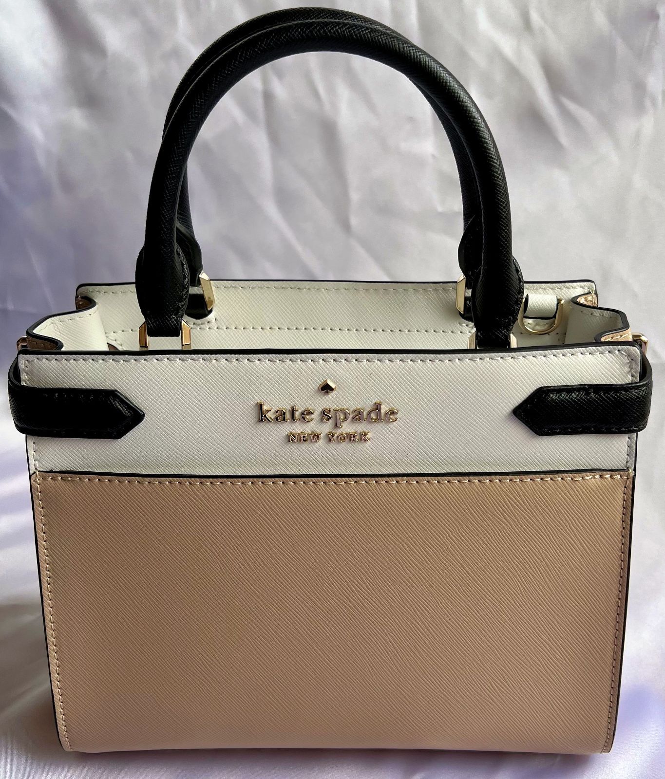 Kate spade ステイシー カラーブロック スモール サッチェル 超高品質