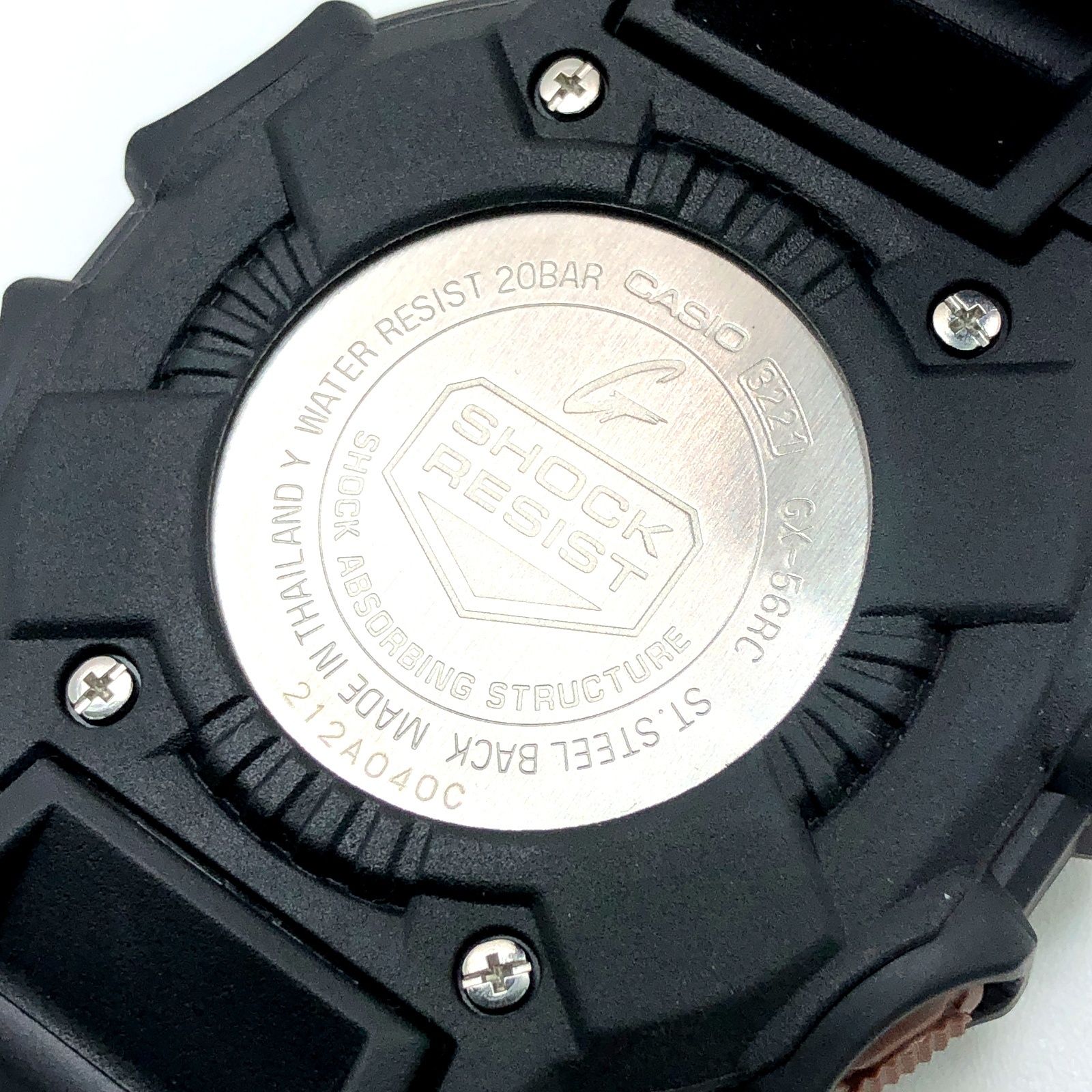 極美品 G-SHOCK GX-56RC タフソーラー ブラック ブラウン反転液晶 極美品 G-SHOCK GX-56RC タフソーラー ブラック ブラウン反転