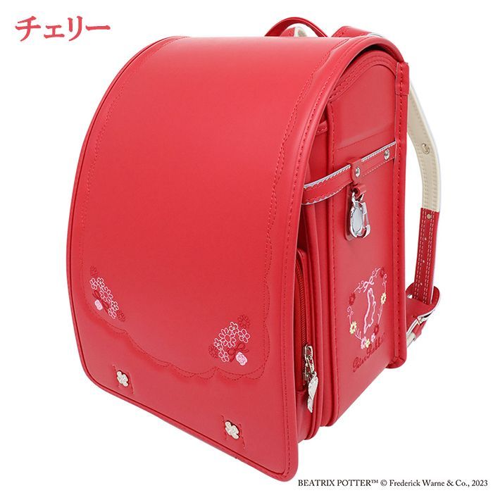 型落ち ピーターラビット TM ランドセル 女の子 フィットちゃん フラワーガーデン 1112 チェリーピンク