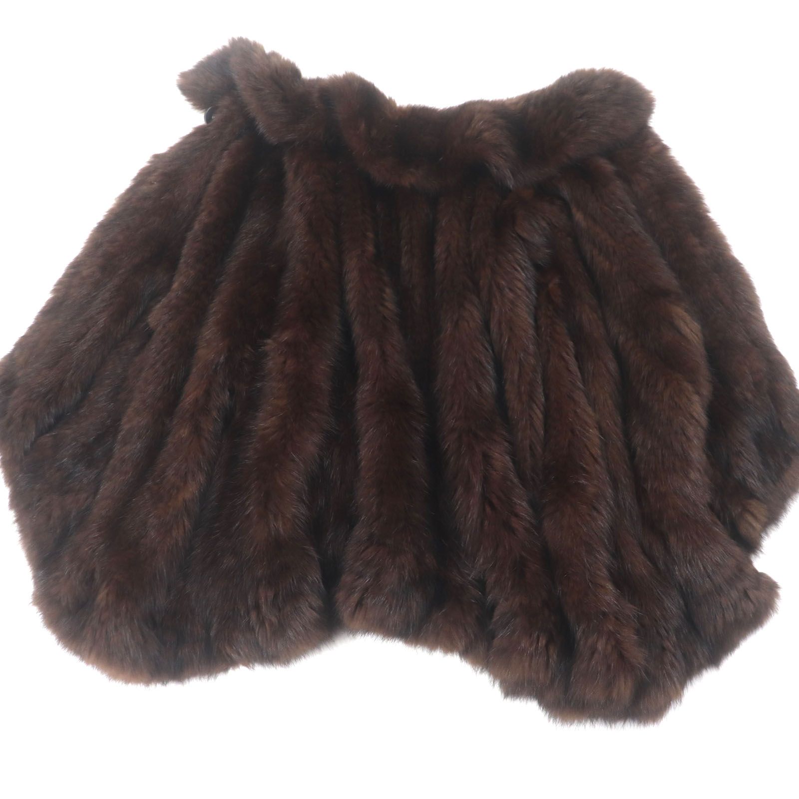 SOBOL　ロシアンセーブル　ポンチョ　ケープ 楽天市場】【29%OFFクーポン!】ファーム ロシアン セーブル