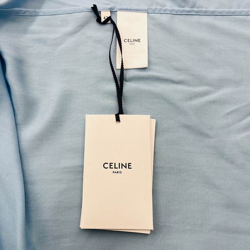 未使用品 セリーヌ CELINE 21SS ルーズボーリングシャツ Loose Bowling