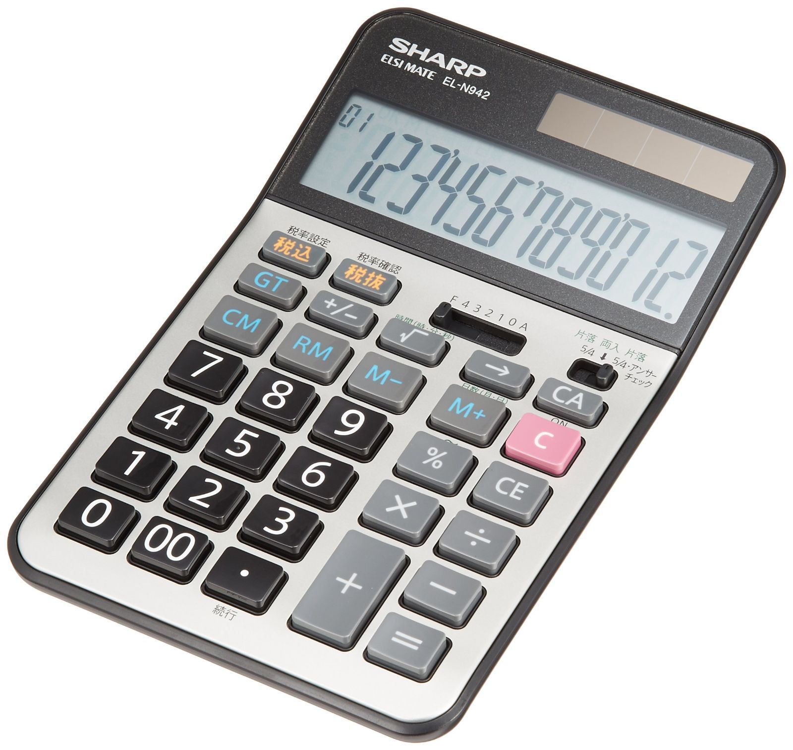 Size 小 ナイスサイズ _Style グリーン 法適合_PatternName 単品 シャープ SHARP 実務電卓 ナイスサイズタイプ EL-N942X
