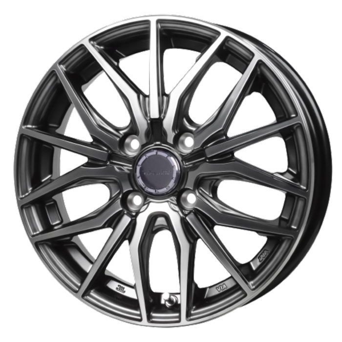 ホイール4本セット Precious AST M4 ガンメタポリッシュ 17インチ 6.5J 45 4H-100