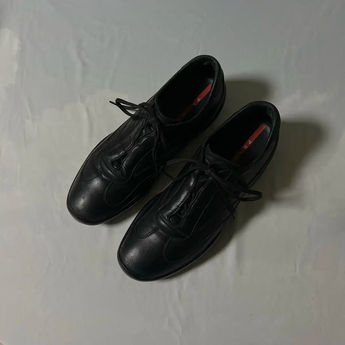 Prada sports lace up derby shoes