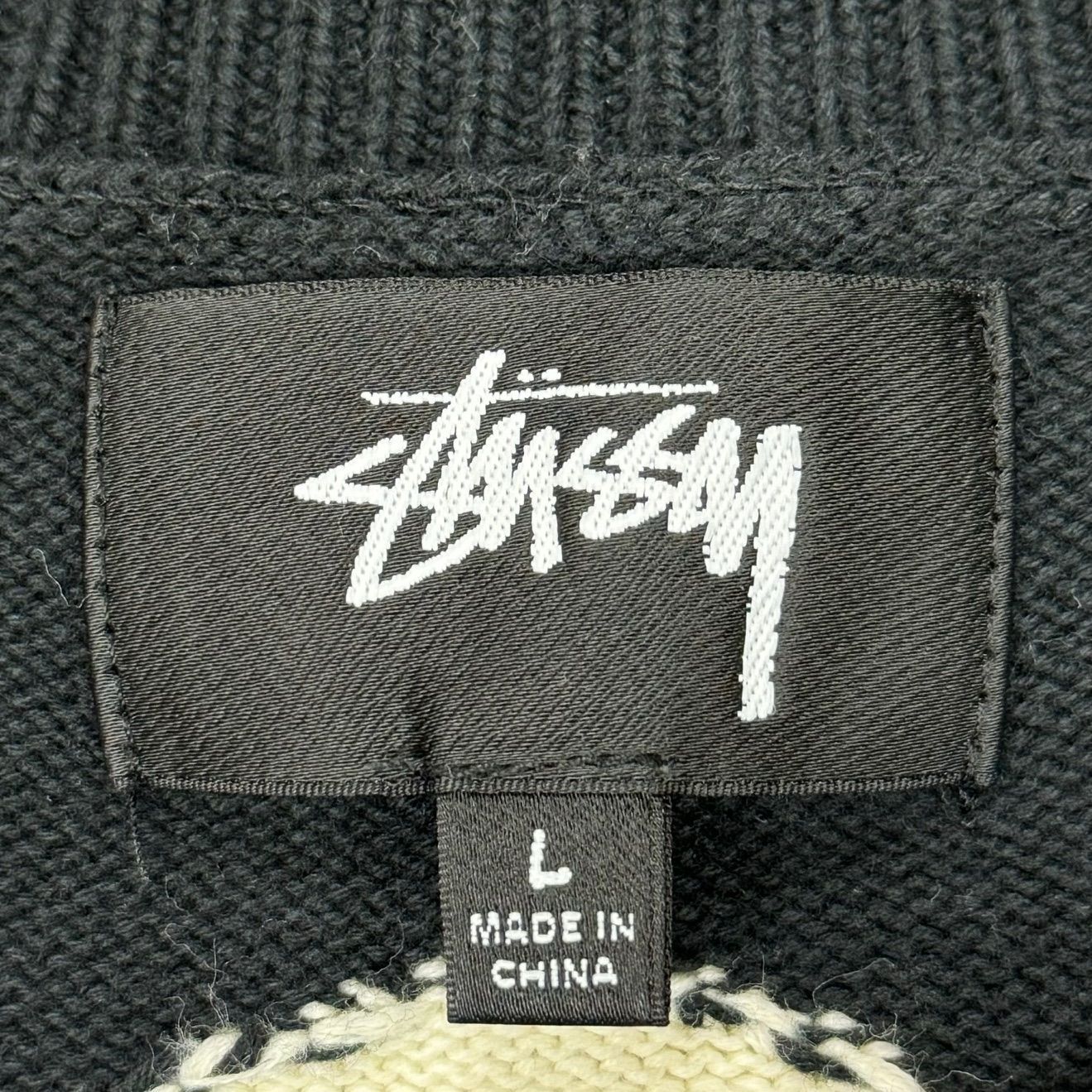 Stussy Crown knit クラウンニット セーター ステューシー L 63284A 