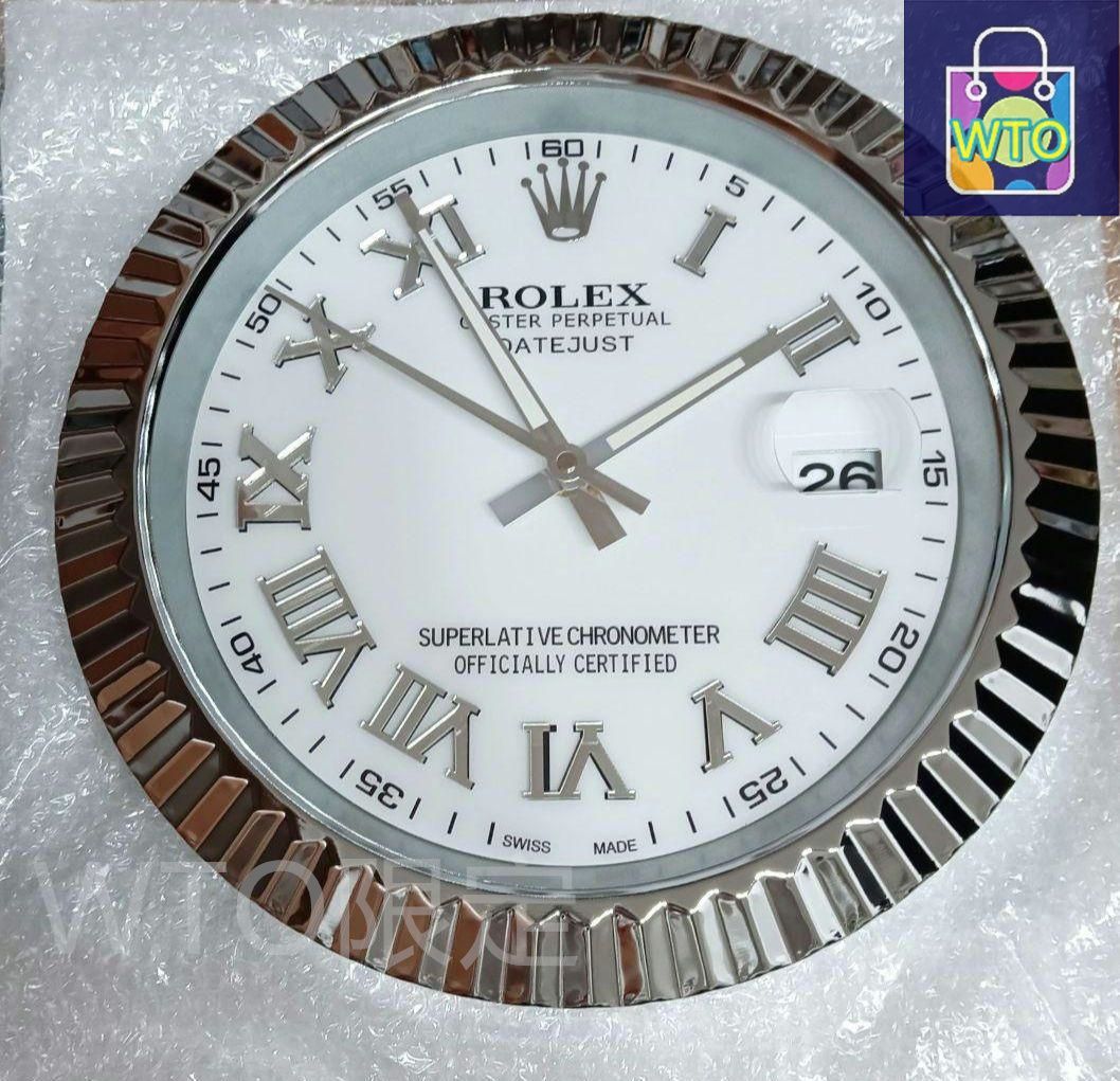 訳アリ 新品未使用 デイジャスト 掛け時計 非売品 新品未使用 今だけ価格！ ロレックス デイジャスト 掛け時計-WTO