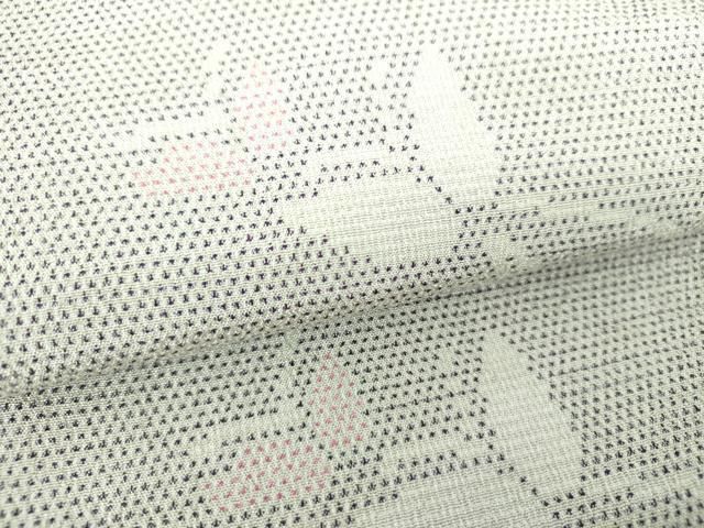 平和屋着物○本塩沢 舞蝶文 酒井織物謹製 証紙付き 正絹 逸品  