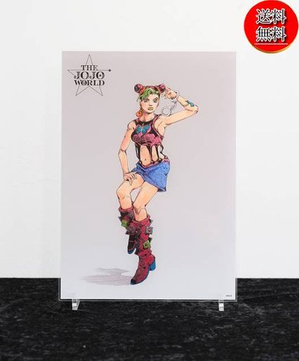 ジョジョ THE JOJO WORLD 荒木飛呂彦 箔入りアクリルアートパネル THE
