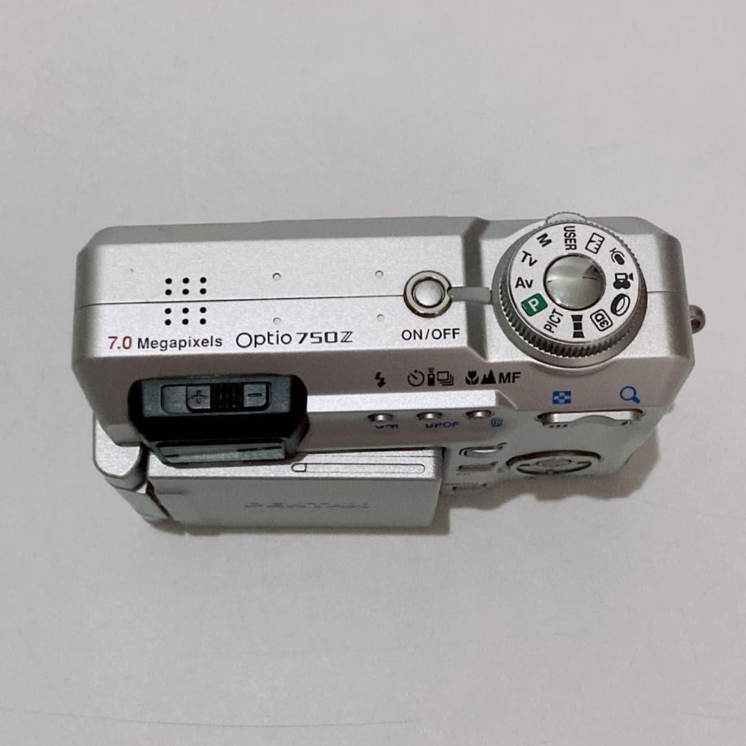動作品】PENTAX Optio 750Z デジカメ ペンタックス オールドコンデジ