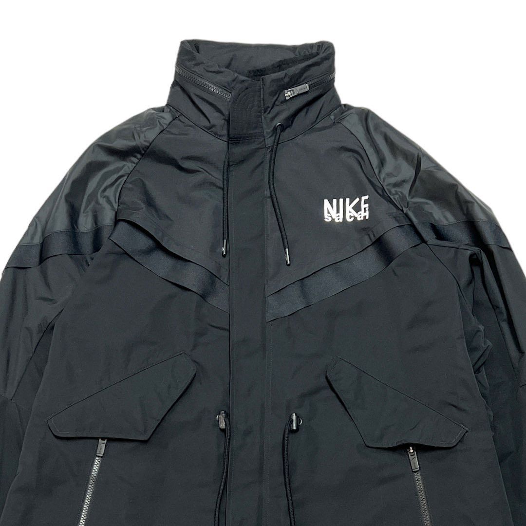 ジャケット・アウター sacai x NIKE Trench Jacket Nike Men's Sacai Trench Coat Jacket in Black Nike