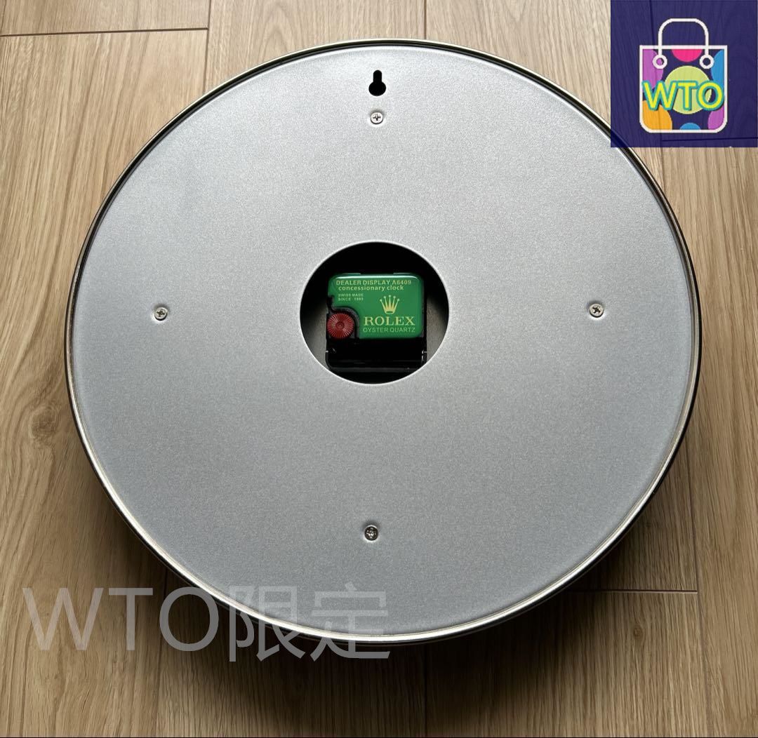 海外販促用新品　ROLEX 掛け時計 ヨットマスターⅡ シルバー／ブルーベゼル 海外販促用ROLEX 掛け時計 ヨットマスター  シルバー/ブルー