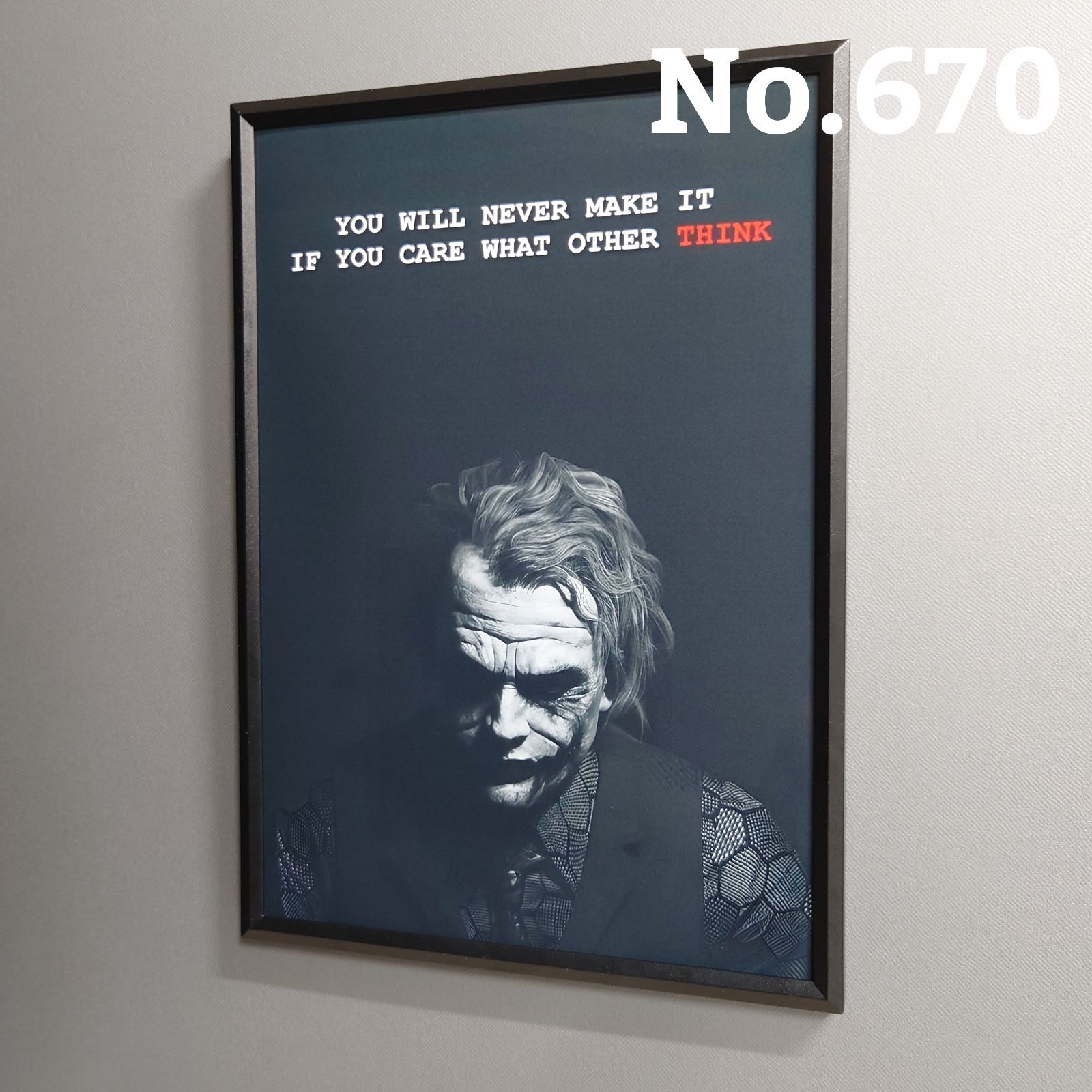 No.670 A4 ジョーカー joker ポスター 写真 アート 映画