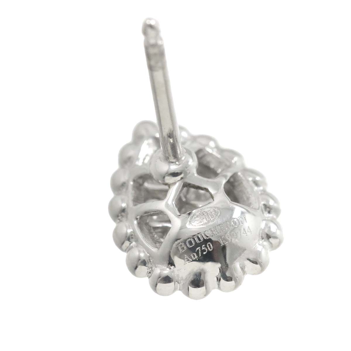 ブシュロン BOUCHERON セルパンボエム ダイヤ ピアス XS K18 WG