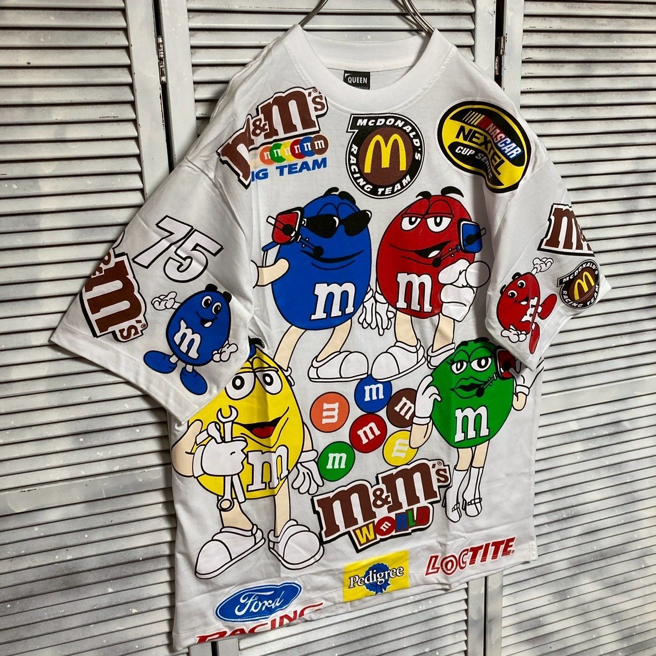 m&m's ビンテージ　ロンT USA製　80s〜90s 激レア 90年代 90s アメリカ製 エムアンドエムズ 企業 メーカー お菓子
