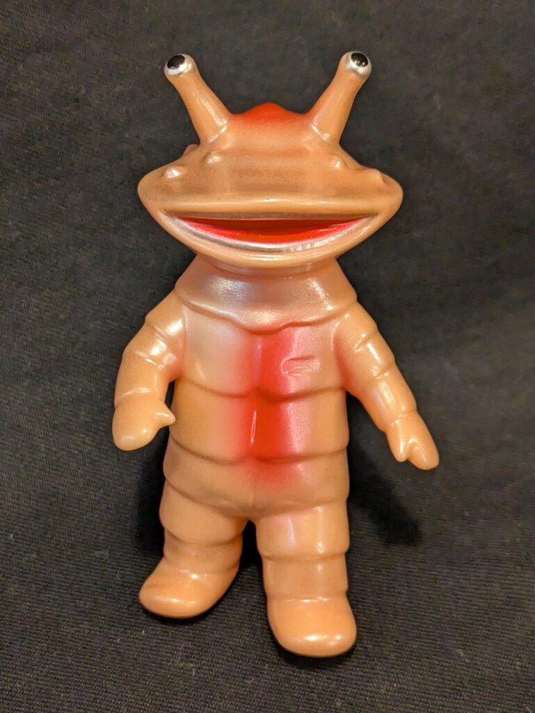 u.s.toys ビル箱 怪獣シリーズ カネゴン クリア ブルー蓄光入り