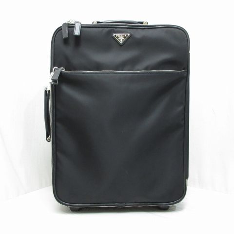 PRADA ブラック キャリーケース保存袋付き。