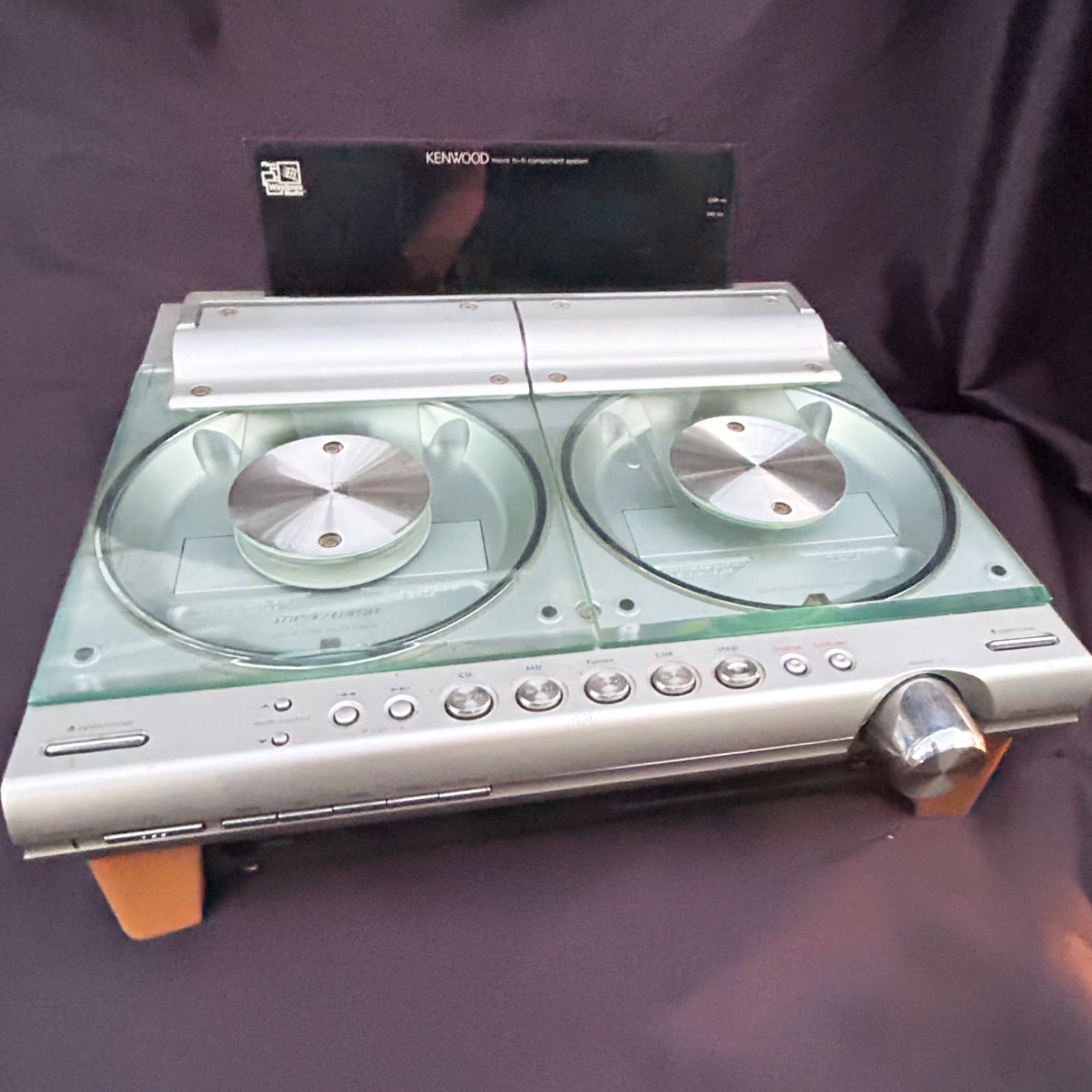 ジャンク品】KENWOOD ケンウッド RMD-SJ9CDR オーディオ機器 MD CD CD