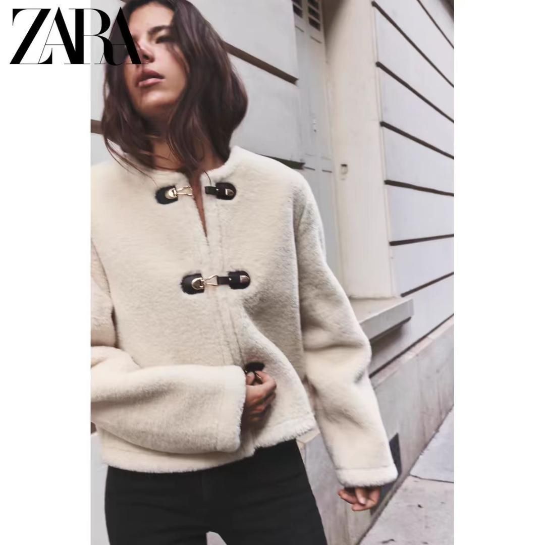 新品 ZARA ダブルフェイス仕様トグルボタンジャケット - メルカリ 