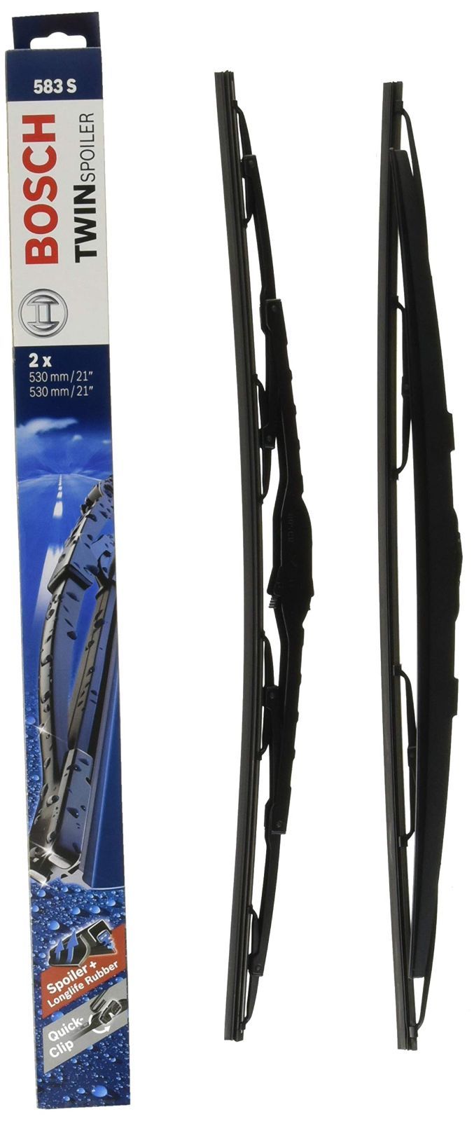 特価商品 BOSCH (ボッシュ) 輸入車用ワイパー ツイン 530mm 2本入り 583S