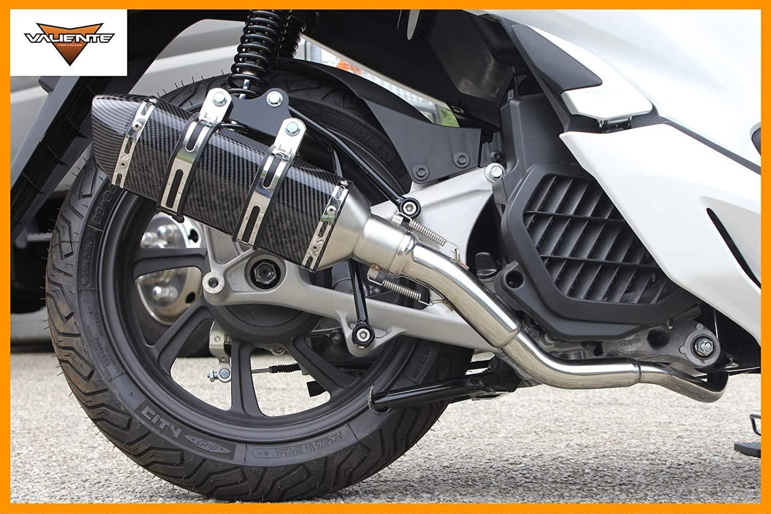 Valiente PCX125 PCX150 マフラー 2BJ-JF81 2BK-KF30 カルマ カーボン 