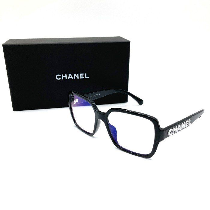 CHANEL シャネル ロゴフレーム 5408-S-A 保存箱・ケース付き アイウェア 眼鏡 5617 140 ブラック rm - 眼鏡・サングラス