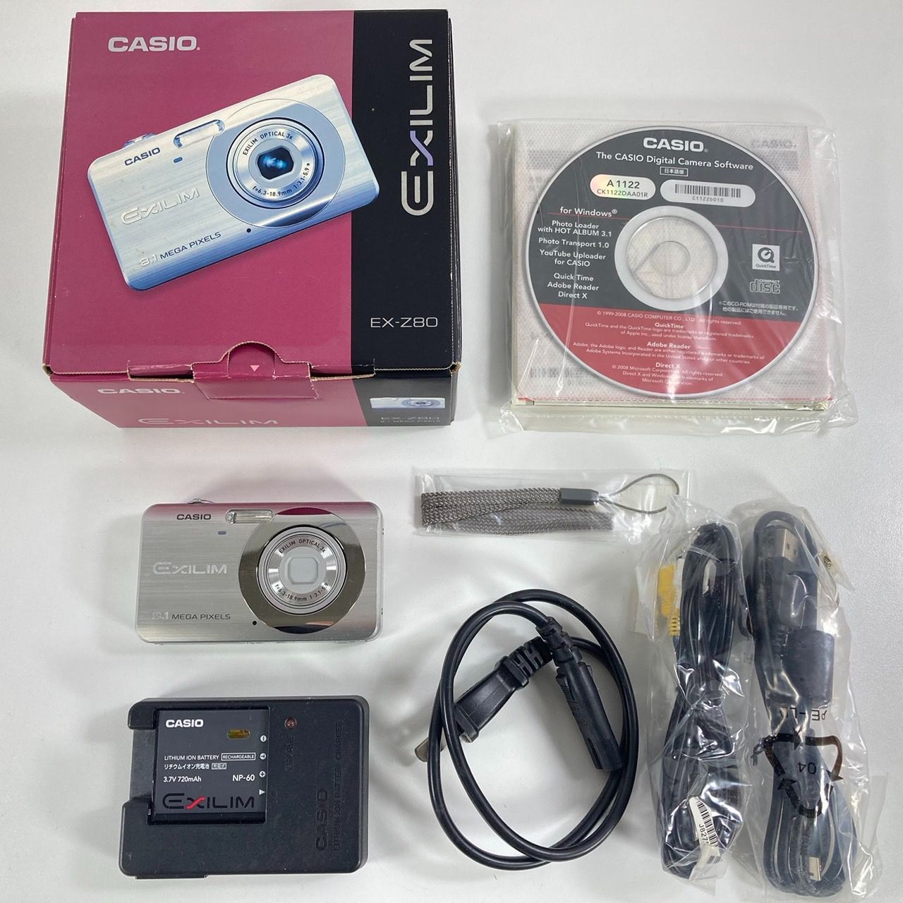 CASIO EXILIM ZOOM EX-Z80SR - デジタルカメラ