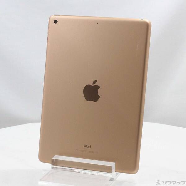 タブレット 〔品〕 iPad 第6世代 32GB ゴールド MRJN2J／A Wi-Fi349