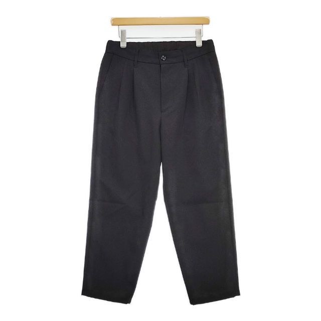 LAMOND. DRY TOUCH SEMI WIDE TROUSERS 定価18700円 LM-P-109-P パンツ 23SS ブラック メンズ ラモンド 5-1001G∞