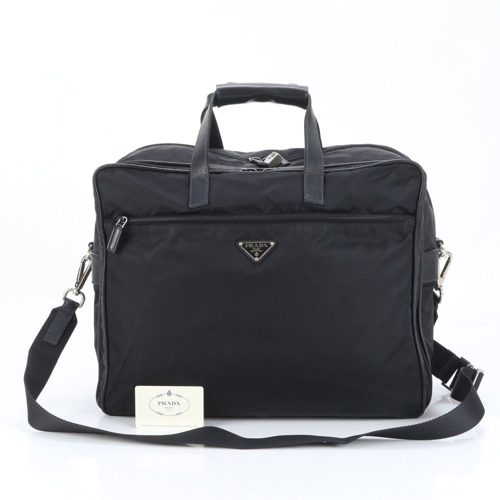 dsk✨ PRADA ビジネスバッグ 黒 テスートナイロン A4 三角ロゴ dsk様専用✨ PRADA ビジネスバッグ 黒 テスートナイロン A4 三角