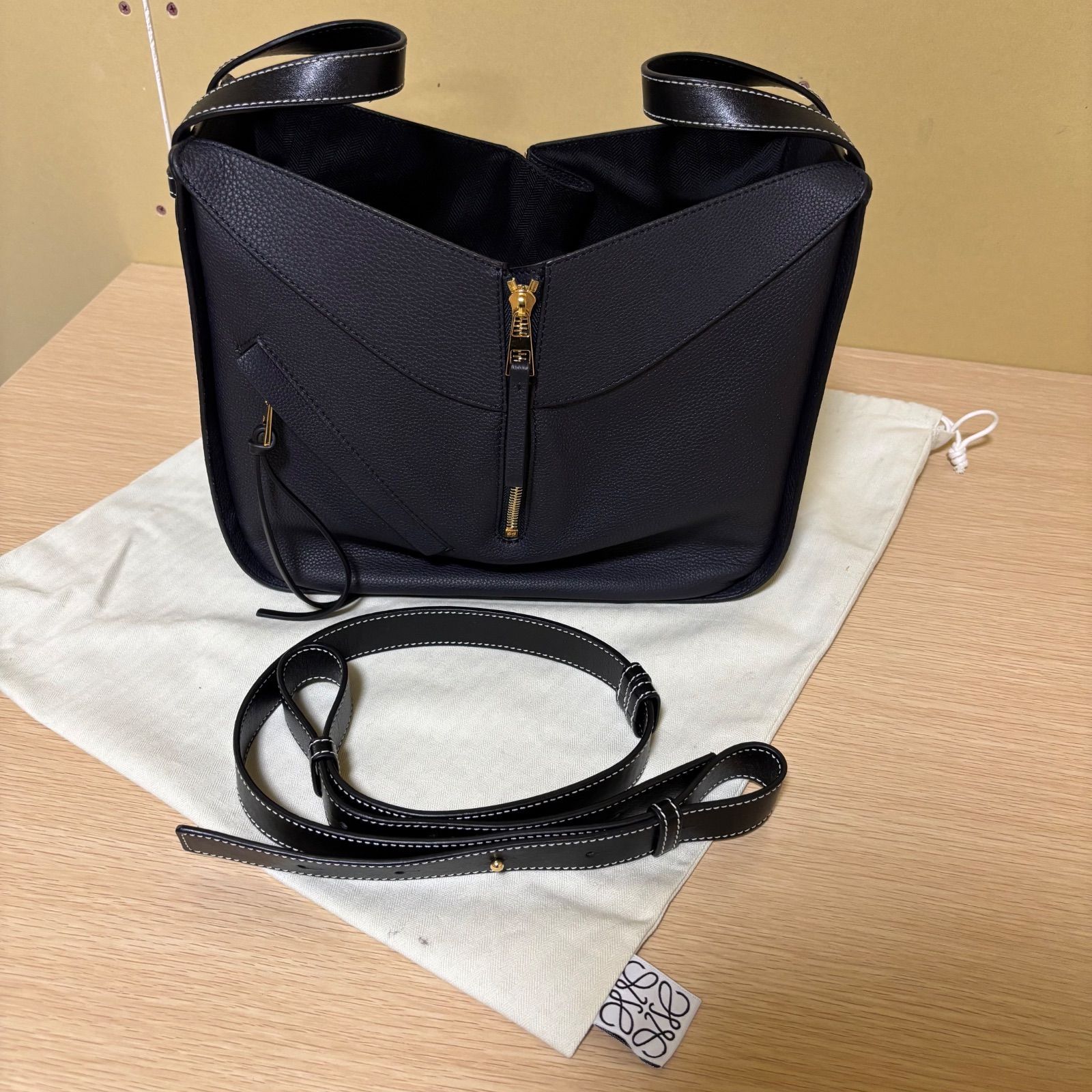 ☆【保管品】LOEWE ロエベ ハンモック スモール 2wayバック 