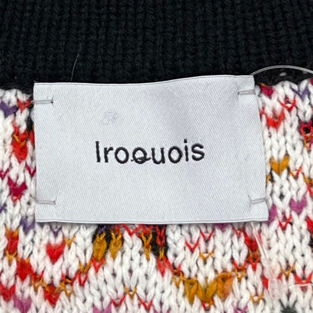 【美品】IROQUOIS 21AW OPEN WORK MIX KNIT CD Iroquois 21AW OPEN WORK MIX KNIT CD