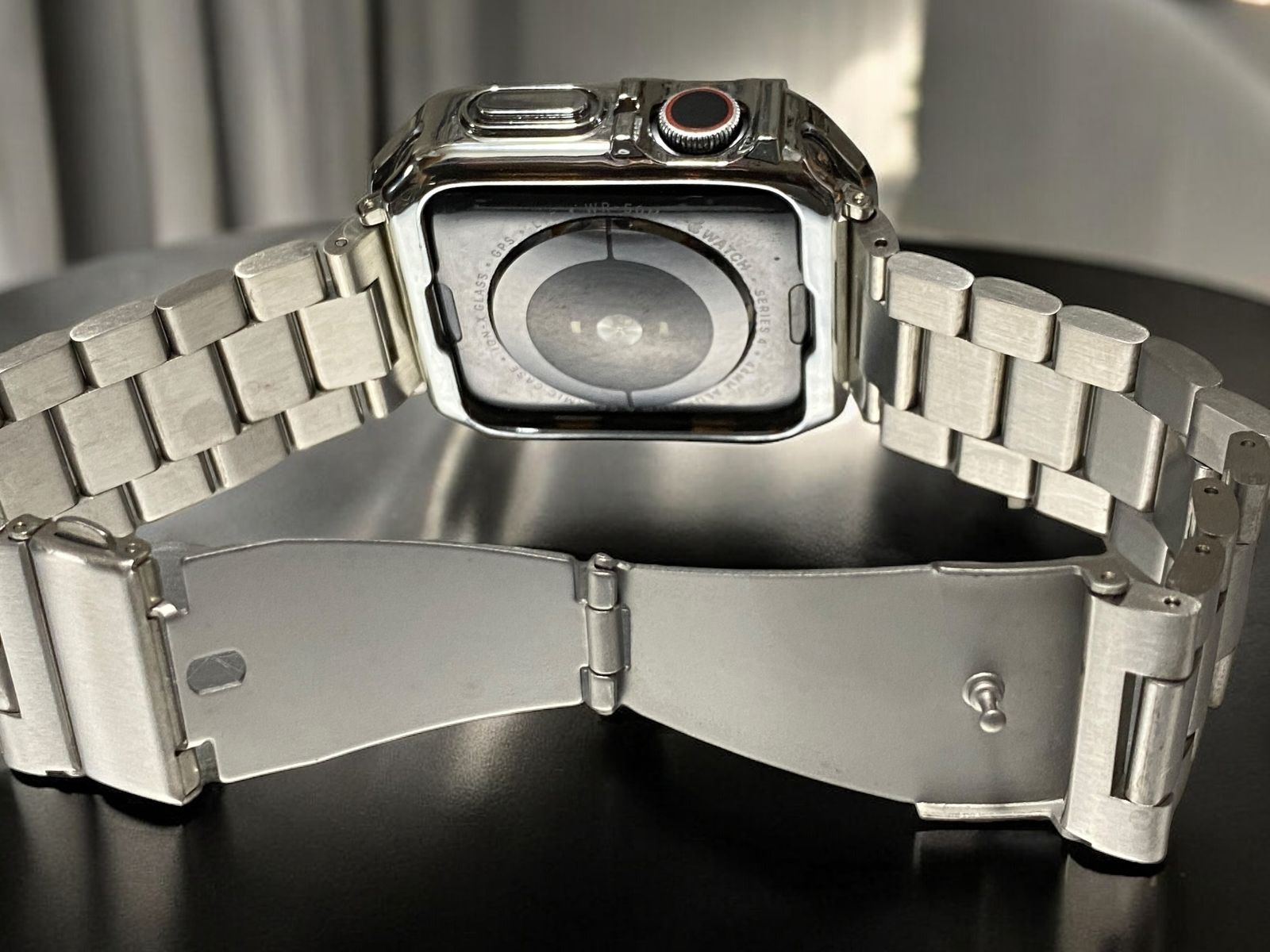 38mm アップルウォッチベルト　カバーセット apple　watchベルト Apple Watch ステンレスベルト付きカバーセット メンズ レディース対応