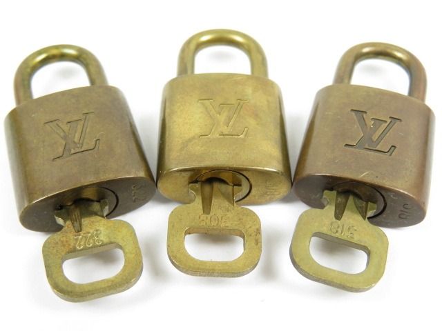 Louis Vuitton カデナ&キー　10個セット　南京錠　ヴィトン 楽天市場】10点セット ルイ ヴィトン カデナ パドロック 南京錠