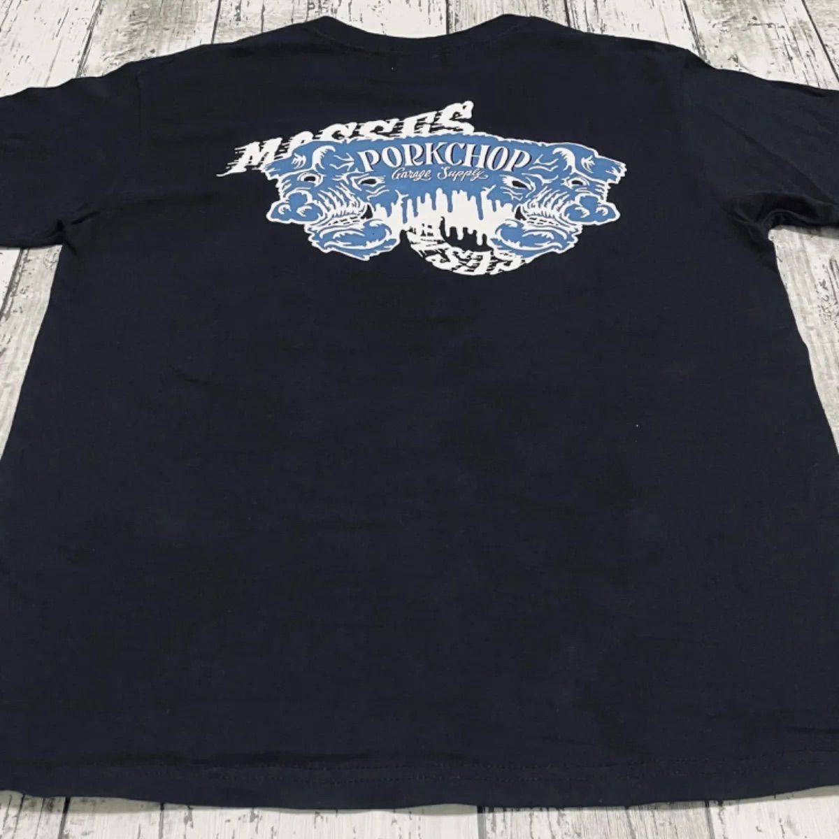 PORKCHOP GARAGE SUPPLY×MASSES のコラボTシャツ ポークチョップ