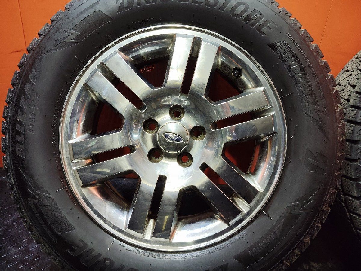BLIZZAK DM-V3 265/60R18】スタッドレス【Ford エクスプローラー 純正 