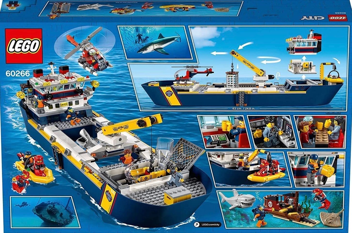 新品未開封】レゴ (LEGO) シティ 海の探検隊 海底探査船 60266 廃盤品-