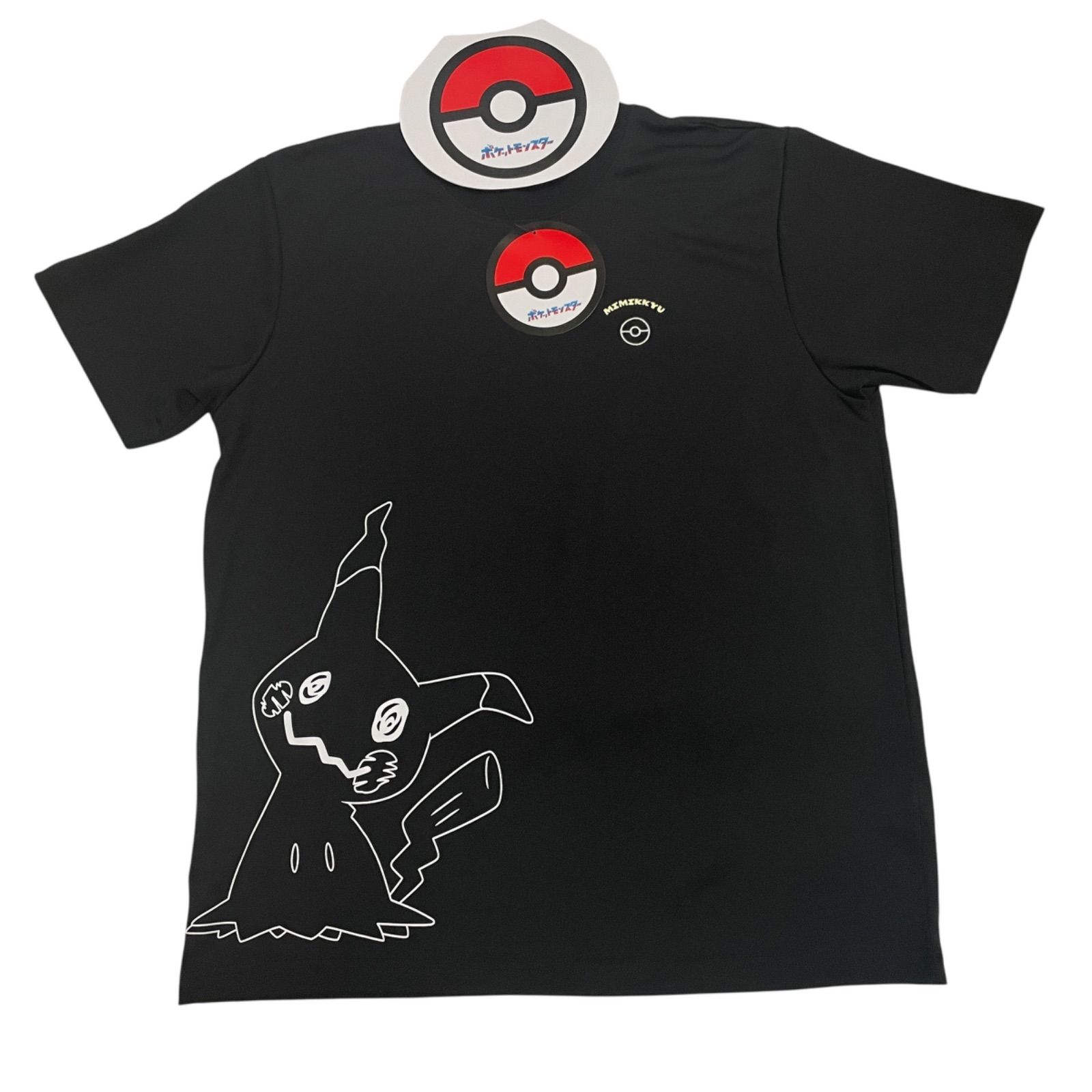 新品】ミミッキュ ポケモン 半袖tシャツ メッシュ ドライtシャツ 