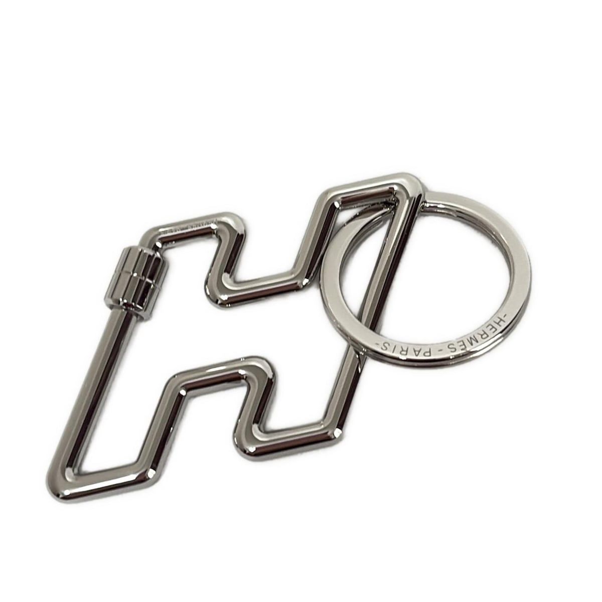 HERMES エルメス キーホルダー チャーム - シルバー