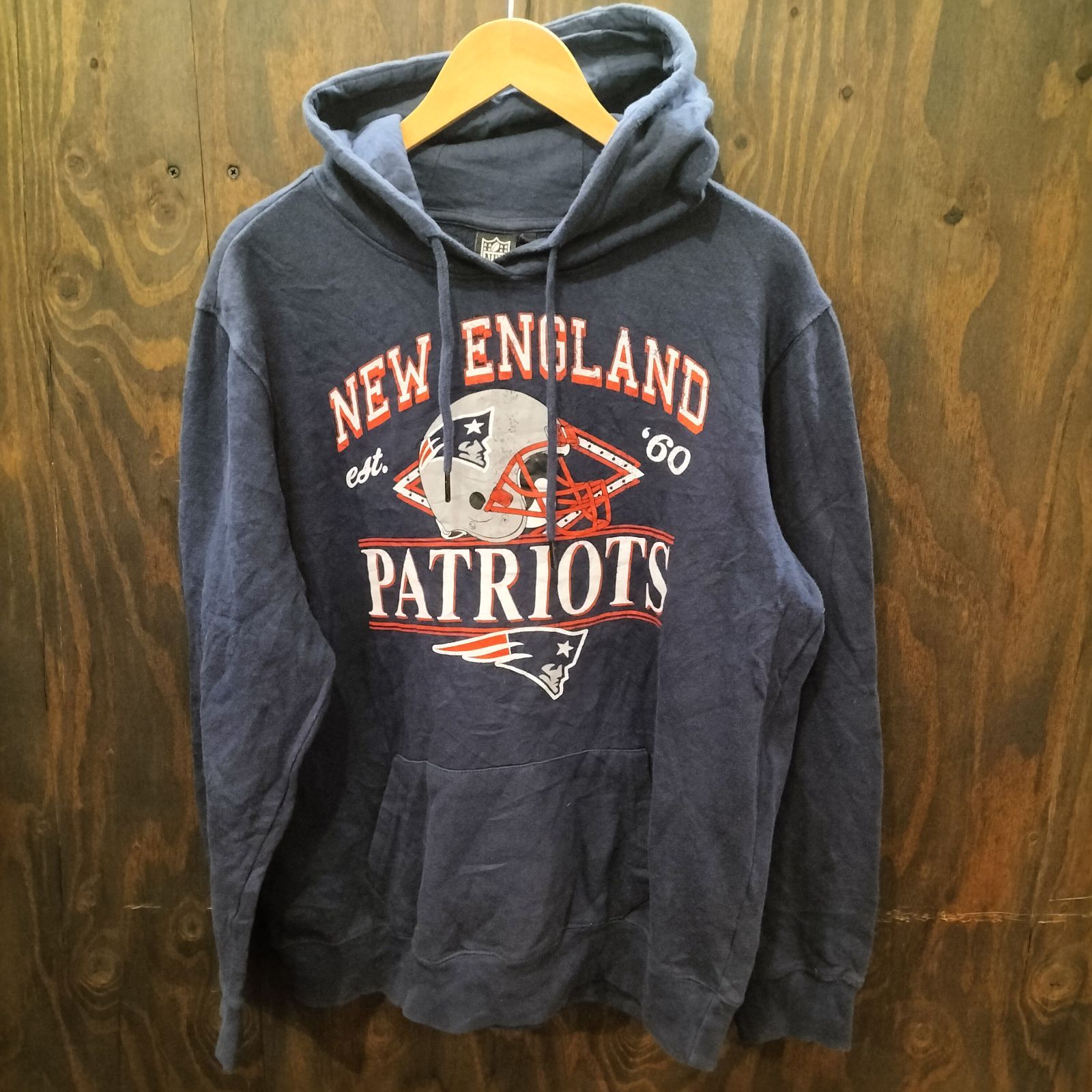 NFL ニューイングランド ペイトリオッツ ダックコットン フルジップ パーカ - メルカリ