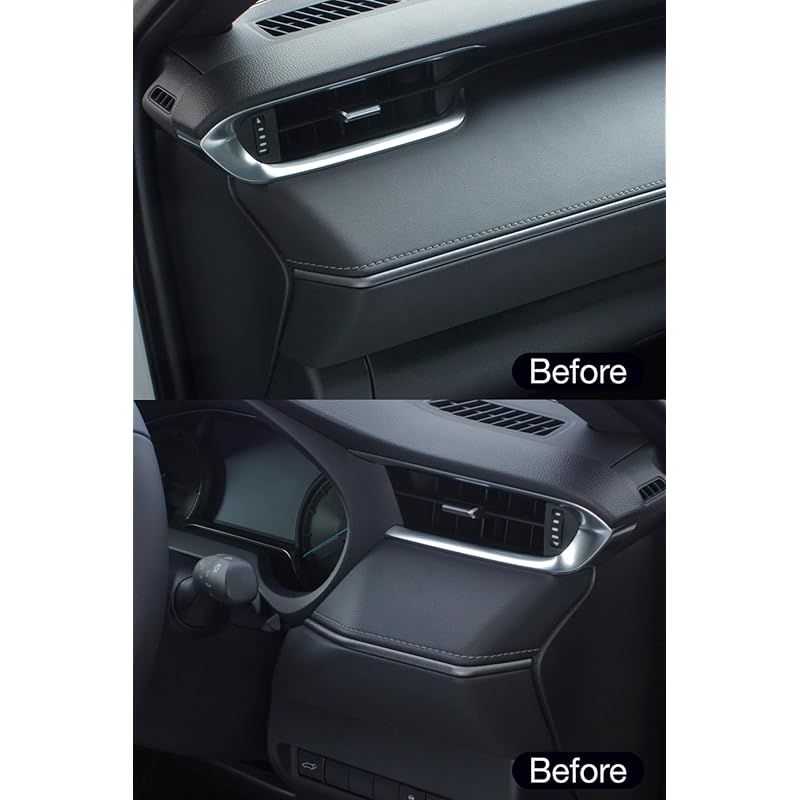 槌屋ヤック Tsuchiya Yac ドリンクホルダー 運転席用 SY-HR11 助手席用 SY-HR12 トヨタ 80系 ハリアー エアコン 車種 ブラック シルバー 1