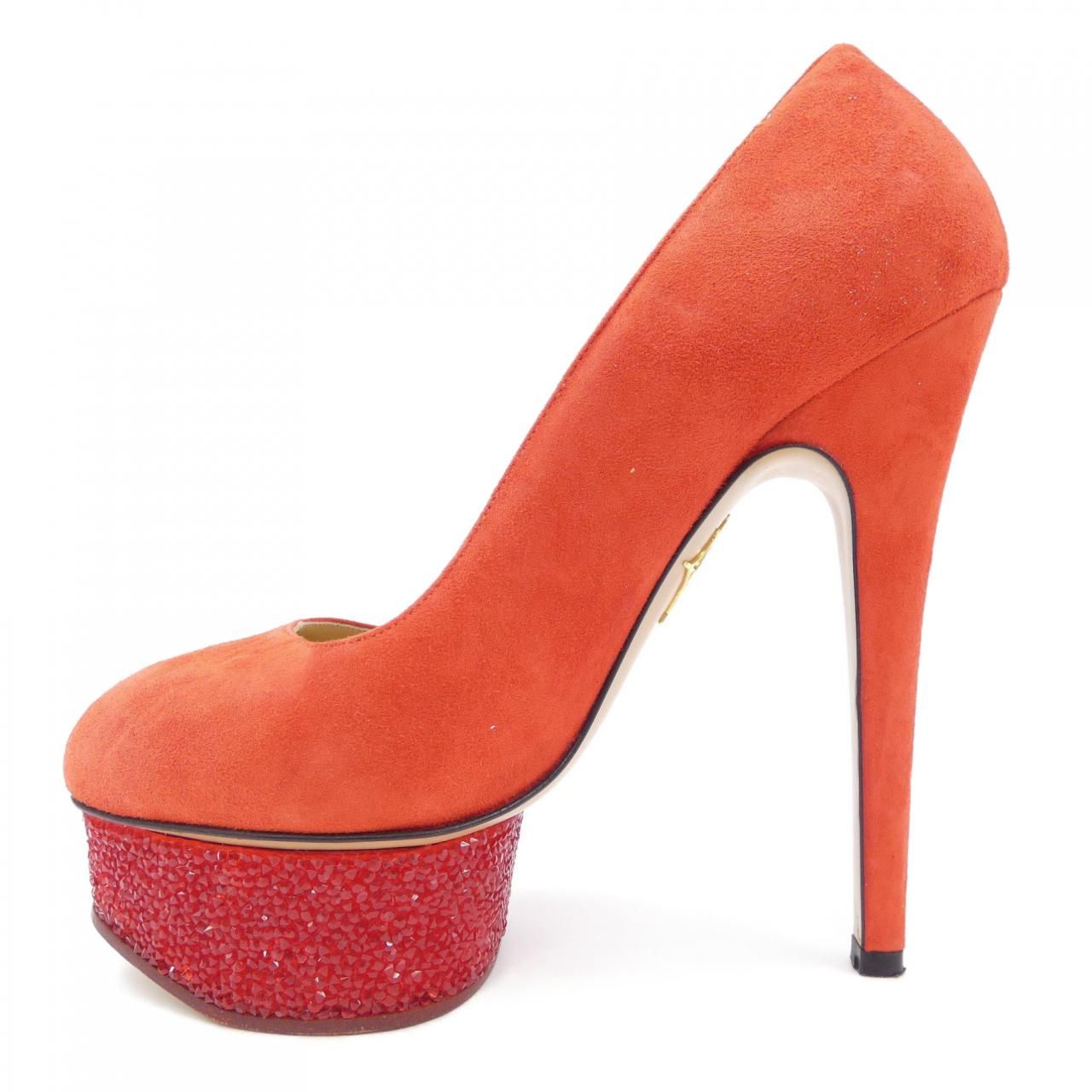 シャーロットオリンピア　希少でお買い得！ スタッツが可愛いパンプス24.5 シャーロット オリンピア CHARLOTTE OLYMPIA パンプス - メルカリ