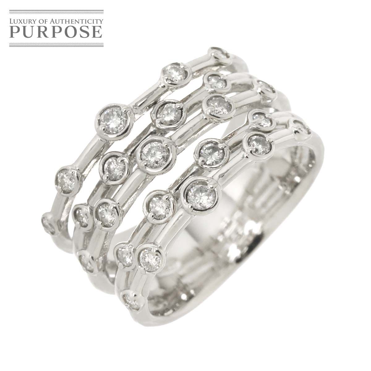 リング 11号 ダイヤ 0.50ct Pt プラチナ 指輪 Diamond Ring 90279918  