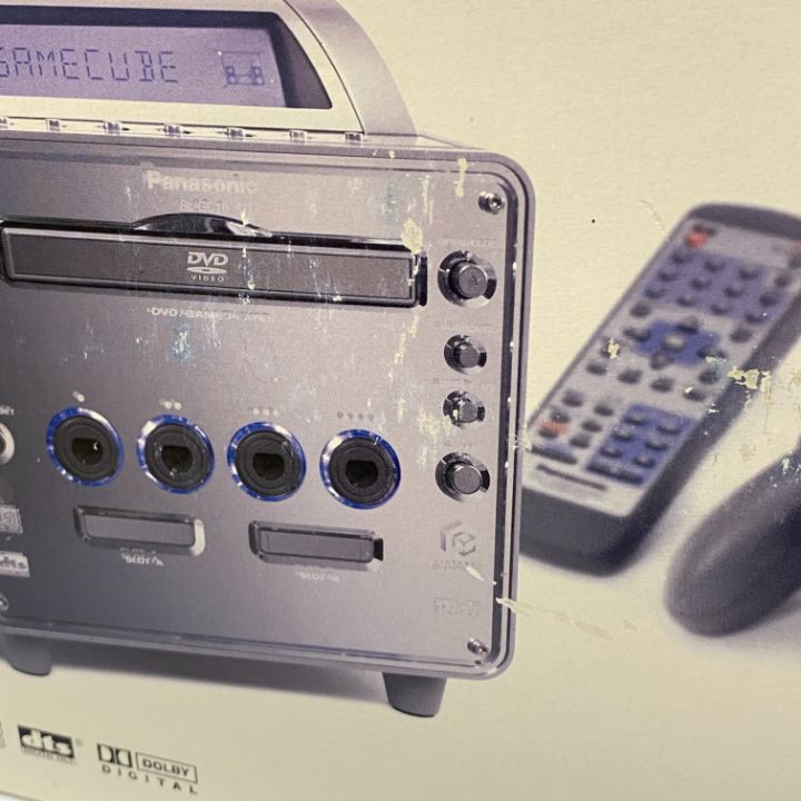 JUNK】 Panasonic Q GAMECUBE SL-GC10 Japanese console GCQ DVD Game