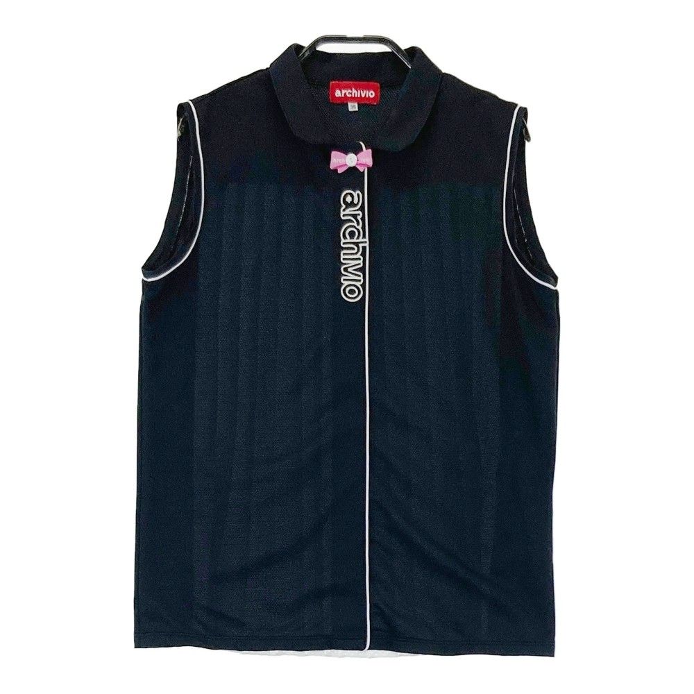 archivio ブラック ノースリーブ ベスト 38 ARCHIVIO アルチビオ