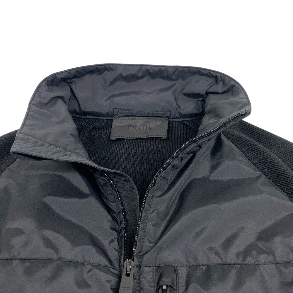 美品 Theory BRANDON 切り替え ニット ダウンジャケット ブラック 5％OFF フォロワークーポン！！】PRADA プラダ ニット切り替え